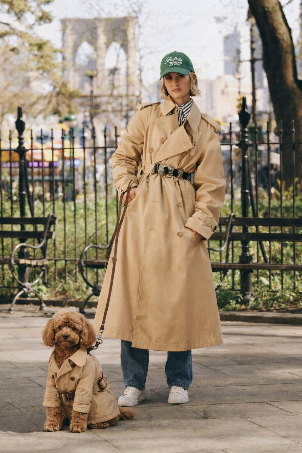 Casually styled woman on morning walk — With Jacq AI outfit suggestion